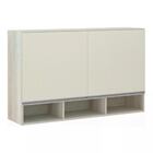 Armário Luciane 120cm 2 Portas Com Nicho Lis - Legno Crema/ka