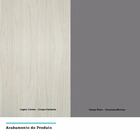 Armário Luciane 120cm 2 Portas Com Nicho Luci - Legno Crema/c