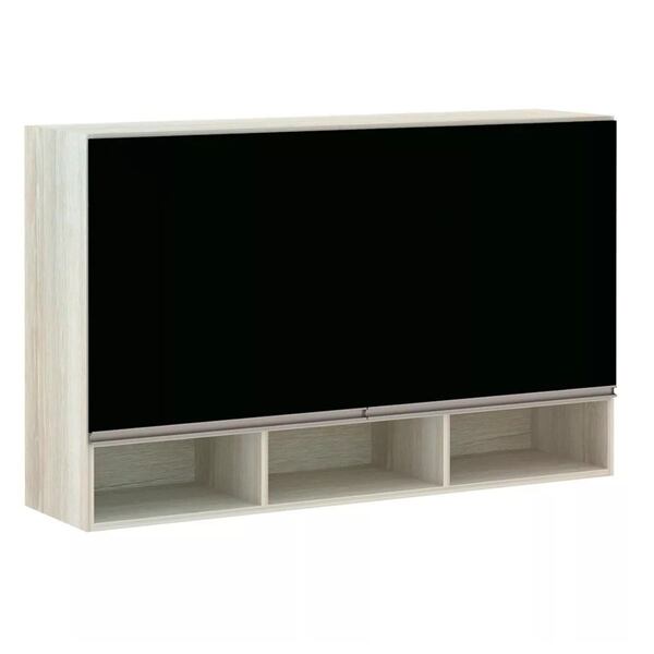 Armário Luciane 120cm 2 Portas Com Nicho Luci - Legno Crema/p