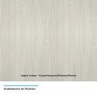 Armário Luciane 120cm 2 Portas Com Vidro Reflecta Bronze + Ni