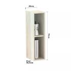 Armário Luciane 20cm 1 Porta Lis - Legno Crema/connect