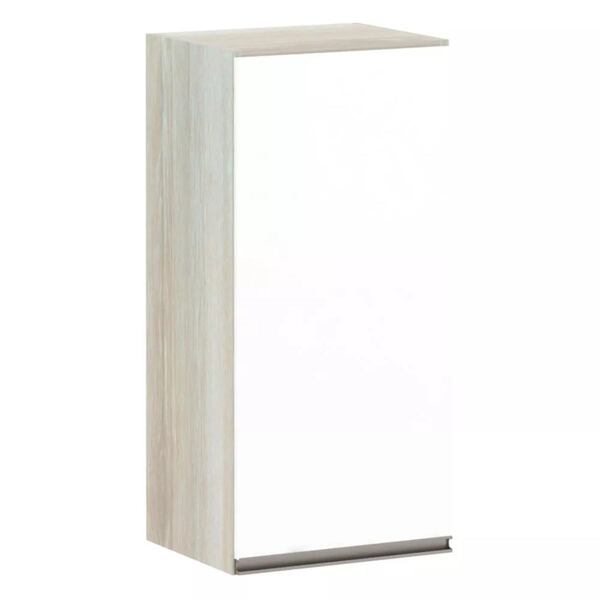 Armário Luciane 35cm 1 Porta Luci - Legno Crema/branco Polar