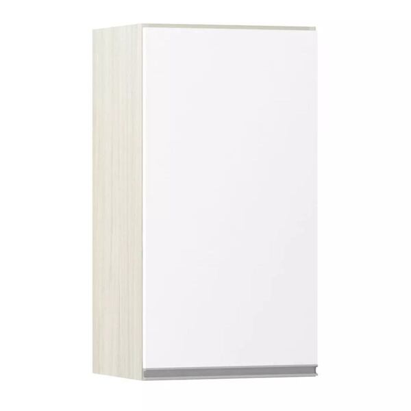 Armário Luciane 40cm 1 Porta Lis - Legno Crema/branco Mat