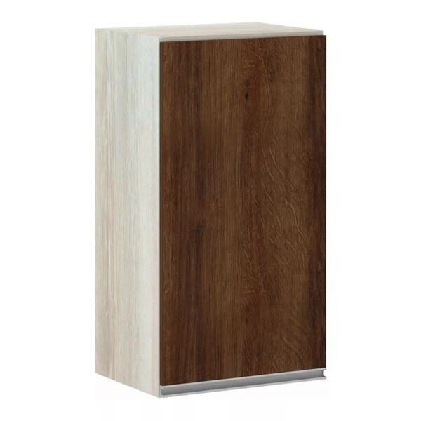 Armário Luciane 40cm 1 Porta Lis - Legno Crema/nogueira Doura