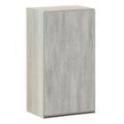 Armário Luciane 40cm 1 Porta Luci - Legno Crema/concreto