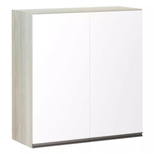 Armário Luciane 70cm 2 Portas Luci - Legno Crema/branco Polar