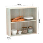 Armário Luciane 80cm 2 Portas Lis