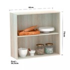 Armário Luciane 80cm 2 Portas Lis - Legno Crema/kashmir