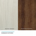 Armário Luciane 80cm 2 Portas Luci - Legno Crema/nogueira Dou