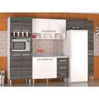 Armário Luna 2 Portas Com Nicho - Luciane - Branco / Branco