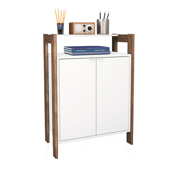 Armário Mesa Baixa Para Escritório Home Office Az1008 Mdp Bra