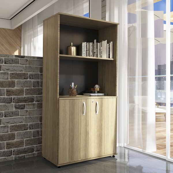 Armario Misto 02 Portas Pivotante Am1600mx-33 Naturalle