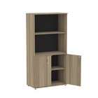 Armario Misto 02 Portas Pivotante Am1600mx-33 Naturalle