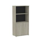 Armário Misto 02 Portas Pivotante Am1600mx-33 Nogueira Casabl