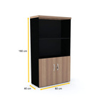 Armário Misto 2 Portas Pandin Pe40 - Naturalle