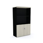 Armário Misto 2 Portas Pandin Pe40 - Nogueira