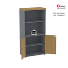 Armário Misto 2 Portas Pivotante 161,1x79,2cm Samba/grafito