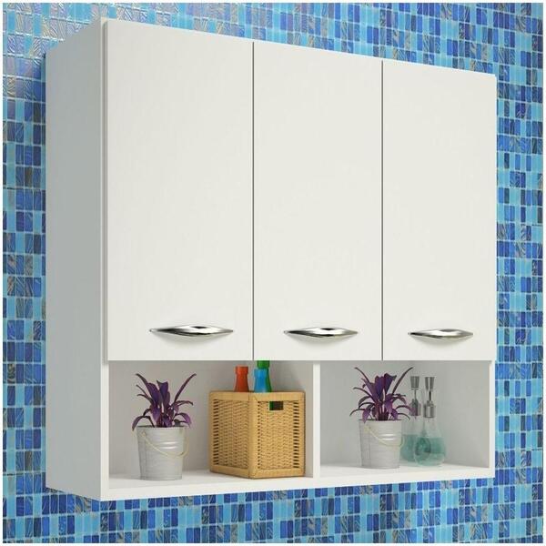 Armário Modulado Branco De 3 Portas