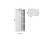 Armário Modulado De Canto 2300x1000x635mm Branco