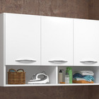 Armário Modulado Para Balcão C/ 3 Portas Branco Multiuso