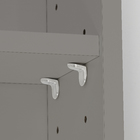 Armário Modulado para Banheiro 45x14cm Cinza Remix