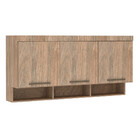 Armário Modulado Ponte Queen 3 Portas Com Nicho 165cm Slim Lu