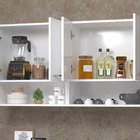 Armário Modulado Sem Rodinhas Com Nichos Aéreo Branco