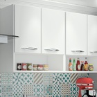 Armário Modular Branco Com 4 Portas E 2 Nichos