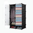 Armario Modular Guarda Roupa Organizador Arara Cabideiro Esta