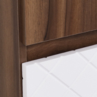 Armário Modular Monaco 150x30x15cm Terracota com Branco Darabas Agardi