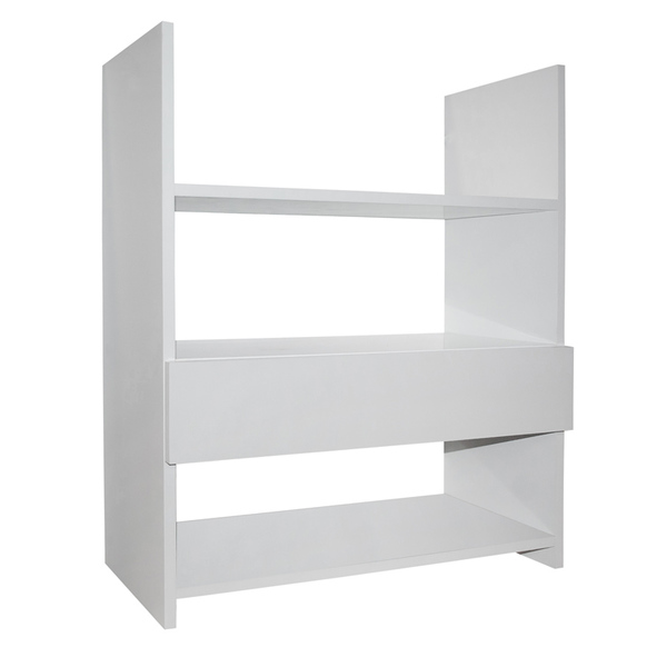 Armario Modular Suspenso 60x25x70cm 1 Gaveta E 2 Nichos Branco Flex Sicmol Leroy Merlin