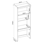 Armário Modulo Escrivaninha Para Quarto Modena Branco Demóbile