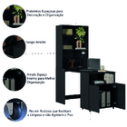 Armário Multifuncional Com Escrivaninha Retrátil Para Escritó