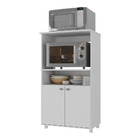 Armário Multimóveis Multiuso Para Forno E Microondas Branco R