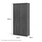 Armário Multiuso 02 Portas Doubler Preto