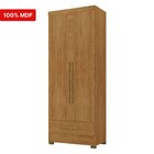 Armário Multiuso 100% Mdf 2 Portas 1 Gaveta Smart Espresso Mó