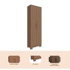 Armário Multiuso 100% Mdf 2 Portas Com Chave Bordo Rio Doce S