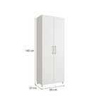 Armário Multiuso 160x60x34cm Branco de Madeira Kappesberg