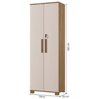 Armário Multiuso 180cm X 59cm Bahia Cinamomo/off White