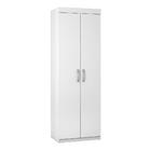 Armário Multiuso 184cm 2 Portas E 4 Nichos Branco Araplac