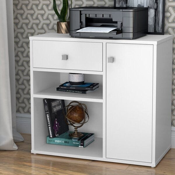 Armário Multiuso 1 Porta 1 Gaveta Ravena