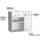Armário Multiuso 1 Porta 1 Gaveta Ravena