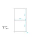 Armário Multiuso 1 Porta 1 Prateleira Mdp Brv Móveis Branco