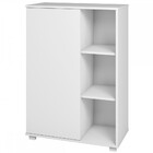 Armário Multiuso 1 Porta 2 Prateleiras Branco Bmu 121 - Brv M