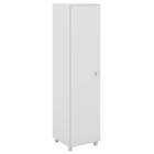 Armário Multiuso 1 Porta 2 Prateleiras Branco - Tecno Mobili