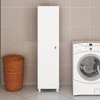 Armário Multiuso 1 Porta 2 Prateleiras Branco - Tecno Mobili