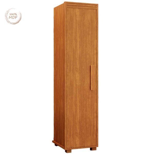 Armário Multiuso 1 Porta 4 Prateleiras 100% Mdf Delta Nature