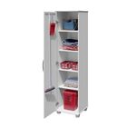 Armário Multiuso 1 Porta 4 Prateleiras Cuiaba Arte Móveis Bra