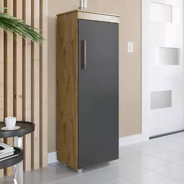 Armário Multiuso 1 Porta Advantage Batrol Móveis Ipê Nobre/gr