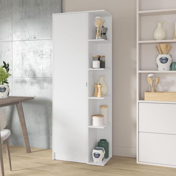 Armario Multiuso 1 Porta Branco Mdp 15mm